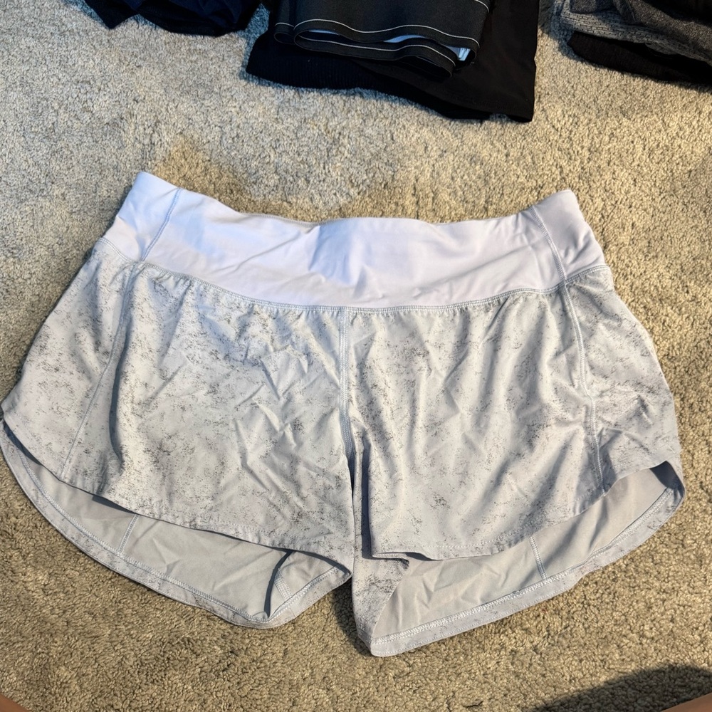 Lulu Women's Purple Athletic Shorts - Size 8